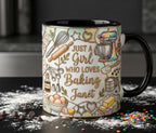 Personalized Baking Lover Mug, Baker Mug with Name, Just A Girl Who Loves Baking, Mother's Day Gift - image 2