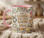 Personalized Baking Lover Mug, Baker Mug with Name, Just A Grandma Who Loves Baking, Mother's Day Gift - image 4