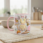 Personalized Baking Lover Mug, 3D Effect Custom Name Baker Mug, Apron Kitchen Coffee Cup, Mother's Day Gift - image 4