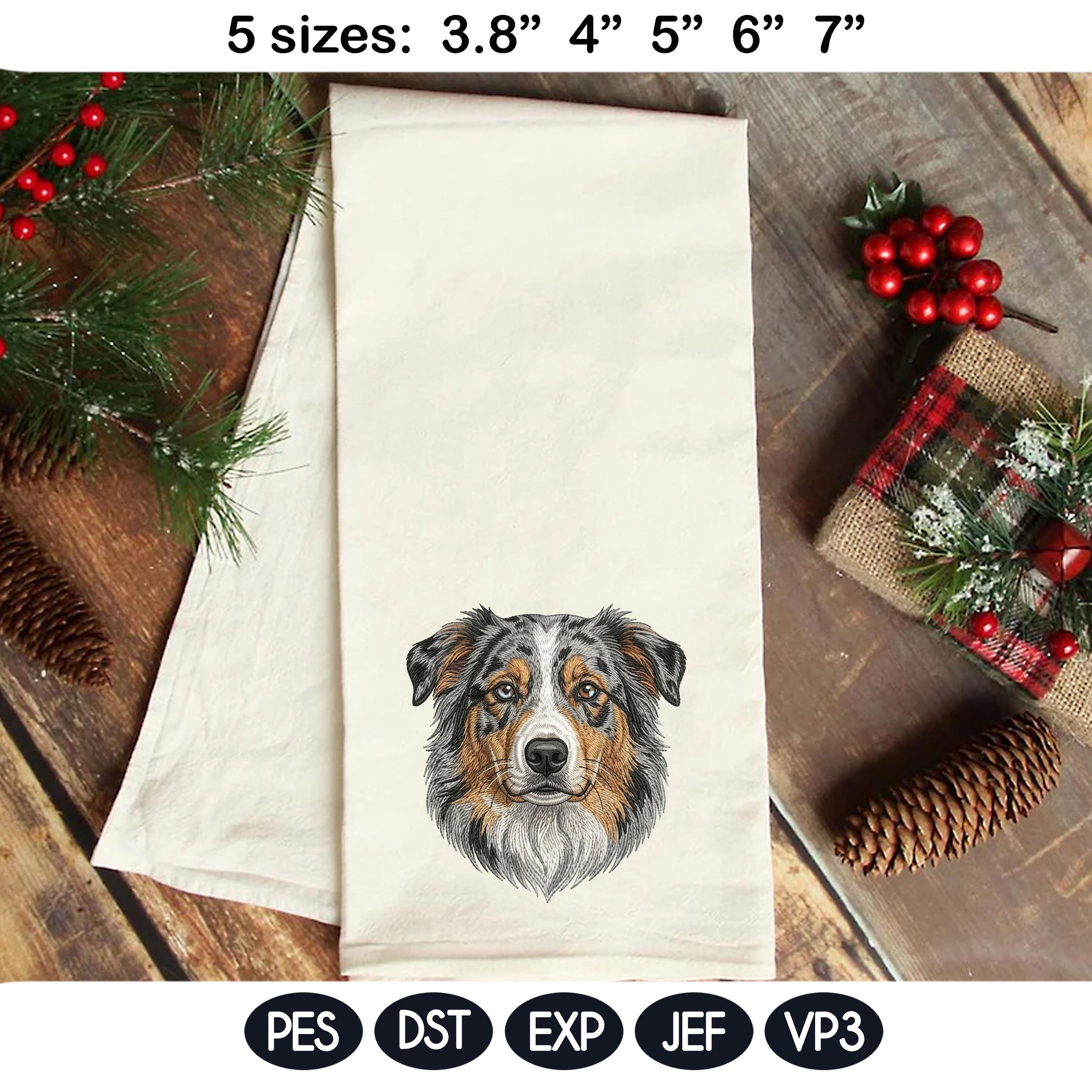 Dog Portrait Embroidery Bundle, Puppy Face Machine Embroidery Design, Pet Lover Embroidery Files, 5 sizes, Digital Instant Download - image 4
