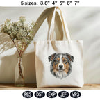 Dog Portrait Embroidery Bundle, Puppy Face Machine Embroidery Design, Pet Lover Embroidery Files, 5 sizes, Digital Instant Download - image 5