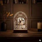 Personalized Pet Memorial LED Night Light — Custom Dog or Cat Photo Sympathy Gift,Gift for pet lover - image 3