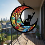 Personalized Cat Memorial Suncatcher, Custom Loss Of Cat Sympathy Gift,In Loving Memory, Gift For Cat Lovers - image 7
