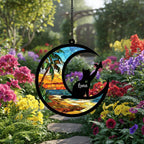 Custom Cat Memorial Suncatcher, Personalized  Loss Of Cat Sympathy Gift, Gift For pet Lovers, Cat Remembrance Gift - image 4