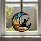 Custom Cat Memorial Suncatcher, Personalized  Loss Of Cat Sympathy Gift, Gift For pet Lovers, Cat Remembrance Gift - image 7