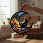 Custom Cat Memorial Suncatcher, Personalized Loss Of Cat Sympathy Gift, Gift For pet Lovers, Cat Remembrance Gift - image 8