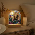 Personalized Cat Memorial LED Night Light — Custom Loss Of Cat Sympathy Gift, Pet Memorial Gift, Cat Memorial Gift - image 4