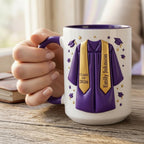 Personalized Graduation Mug, Personalized Class of 2026, College Graduated, New Graduate Gift, Faux 3D Mug - Flat Surface - image 4