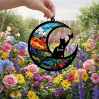 Personalized Cat Loss Sympathy Gift, Custom Pet Memorial Suncatcher, In Loving Memory, Cat Remembrance - image 5