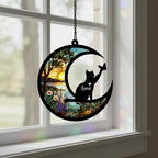 Personalized Cat Loss Sympathy Gift, Custom Cat Memorial Suncatcher, Gift For pet Lovers, Cat Remembrance Gift - image 5