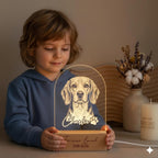 Personalized Beagle Dog LED Night Light — Custom Dog  Sympathy Gift, Dog Memorial Gift , Gift For Dog Lover, dog keepsake - image 5