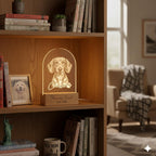 Personalized Dachshund Dog LED Night Light — Custom Dog  Sympathy Gift, Dog Memorial Gift , Gift For Dog Lover, Pet Portrait - image 2