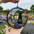 Personalized Dog Loss Sympathy Gift, Custom dog Memorial Suncatcher,  In Loving Memory, Dog Remembrance Gift, Gift For Dog Lovers