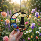 Personalized Dog Memorial Suncatcher, Custom Dog Loss Sympathy Gift, Dog Remembrance Gift, In Loving Memory,  Gift For Dog Lovers - image 8