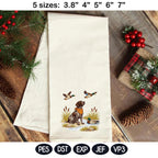 German Shorthaired Pointer Embroidery Design, GSP Hunting Dog File, Duck Hunter Gift, Outdoor Wildlife Embroidery, 5 sizes, Digital Download - image 4