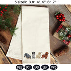 Dachshund Dog Embroidery Design, Cute Doxie Multi Pose, Wiener Dog File, Pet Portrait Design, Machine Embroidery, 5 Sizes, Digital Download - image 5