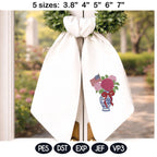 Chinoiserie Hydrangea Embroidery Design with USA Flag, Patriotic Floral Vase, 4th of July Machine Embroidery File, 5 sizes, Digital Download - image 3