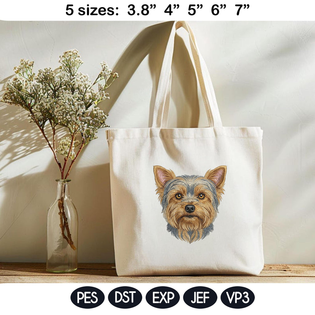 Dog Portrait Embroidery Bundle, Puppy Face Machine Embroidery Design, Pet Lover Embroidery Files, 5 sizes, Digital Instant Download - image 10