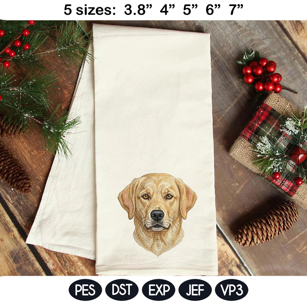 Dog Portrait Embroidery Bundle, Puppy Face Machine Embroidery Design, Pet Lover Embroidery Files, 5 sizes, Digital Instant Download - image 8