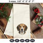 Hunting Realistic Dog Embroidery Bundle, Puppy Portrait Machine Embroidery, Pet Lover Embroidery Files, 5 sizes, Digital Instant Download - image 7