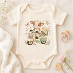 Cow Scooter Embroidery Design, Cute Baby Farm Machine Embroidery File, Cow Duck Scooter Nursery Stitch, 5 sizes, Digital Download - image 3