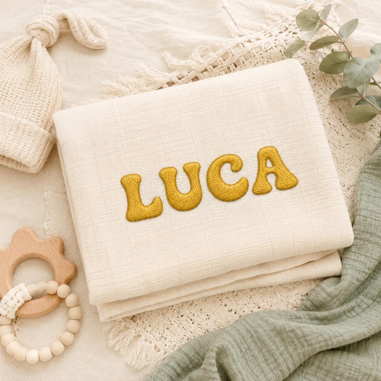 Baby Alphabet Embroidery Design, Cute Bubble Font A-Z Machine Embroidery Letters, Baby Name Initials Set, 5 sizes, Digital Download - image 7