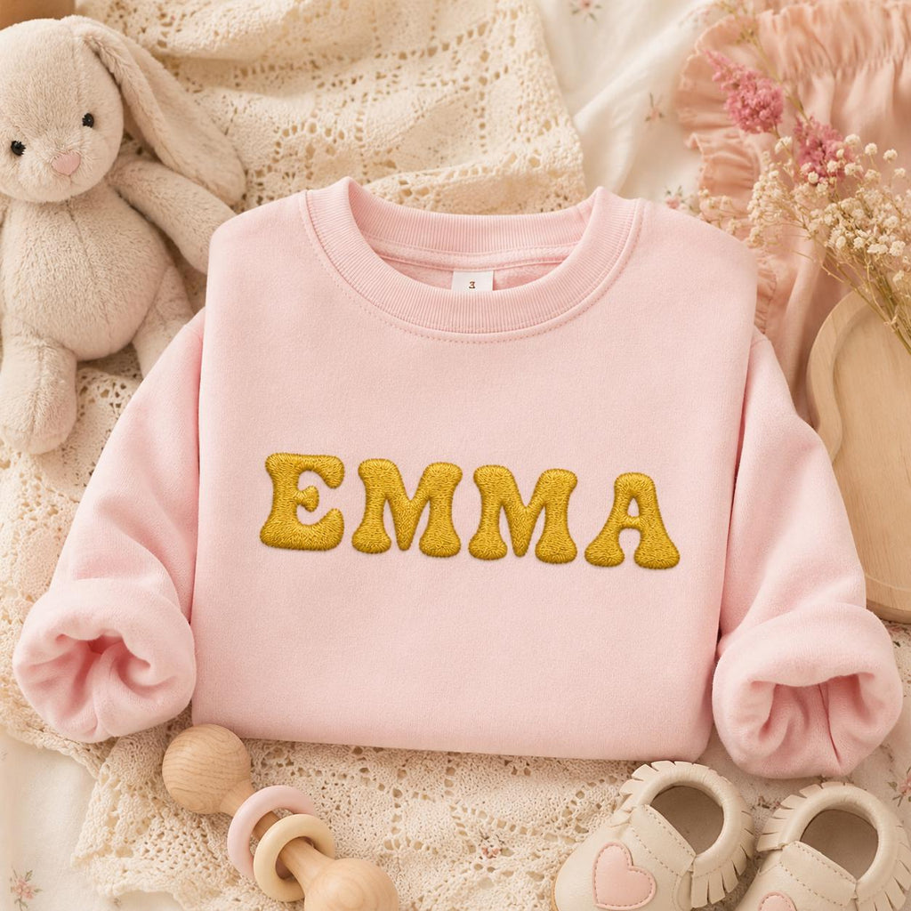 Baby Alphabet Embroidery Design, Cute Bubble Font A-Z Machine Embroidery Letters, Baby Name Initials Set, 5 sizes, Digital Download - image 4