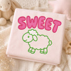 Cute Animal Word Embroidery Bundle, 5 Baby Animal Machine Embroidery Designs, Dino Bunny Gator Sheep Nursery File, 5 sizes, Digital Download - image 9