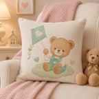 Teddy Bear Kite Embroidery Design, Cute Baby Bear Flying Kite Machine Embroidery File, Nursery Kids Decor, 5 sizes, Digital Download - image 5