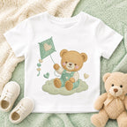 Teddy Bear Kite Embroidery Design, Cute Baby Bear Flying Kite Machine Embroidery File, Nursery Kids Decor, 5 sizes, Digital Download - image 7