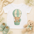 Teddy Bear Hot Air Balloon Embroidery Design, Cute Nursery Baby Bear Machine Embroidery, Kids Room Decor Stitch, 5 sizes, Digital Download - image 5