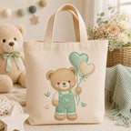 Teddy Bear Heart Balloons Embroidery Design, Cute Baby Bear Machine Embroidery File, Nursery Kids Decor, 5 sizes, Digital Download - image 4