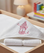 Baby Bottle Embroidery Design, Cute Pink Newborn Bottle File, Baby Shower Gift Machine Embroidery, Nursery Design, 5 Sizes, Digital Download - image 7