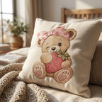 Strawberry Teddy Bear Embroidery Design, Cute Bear With Berry Machine Embroidery File, Baby Girl PES DST EXP, 5 sizes, Digital Download - image 7