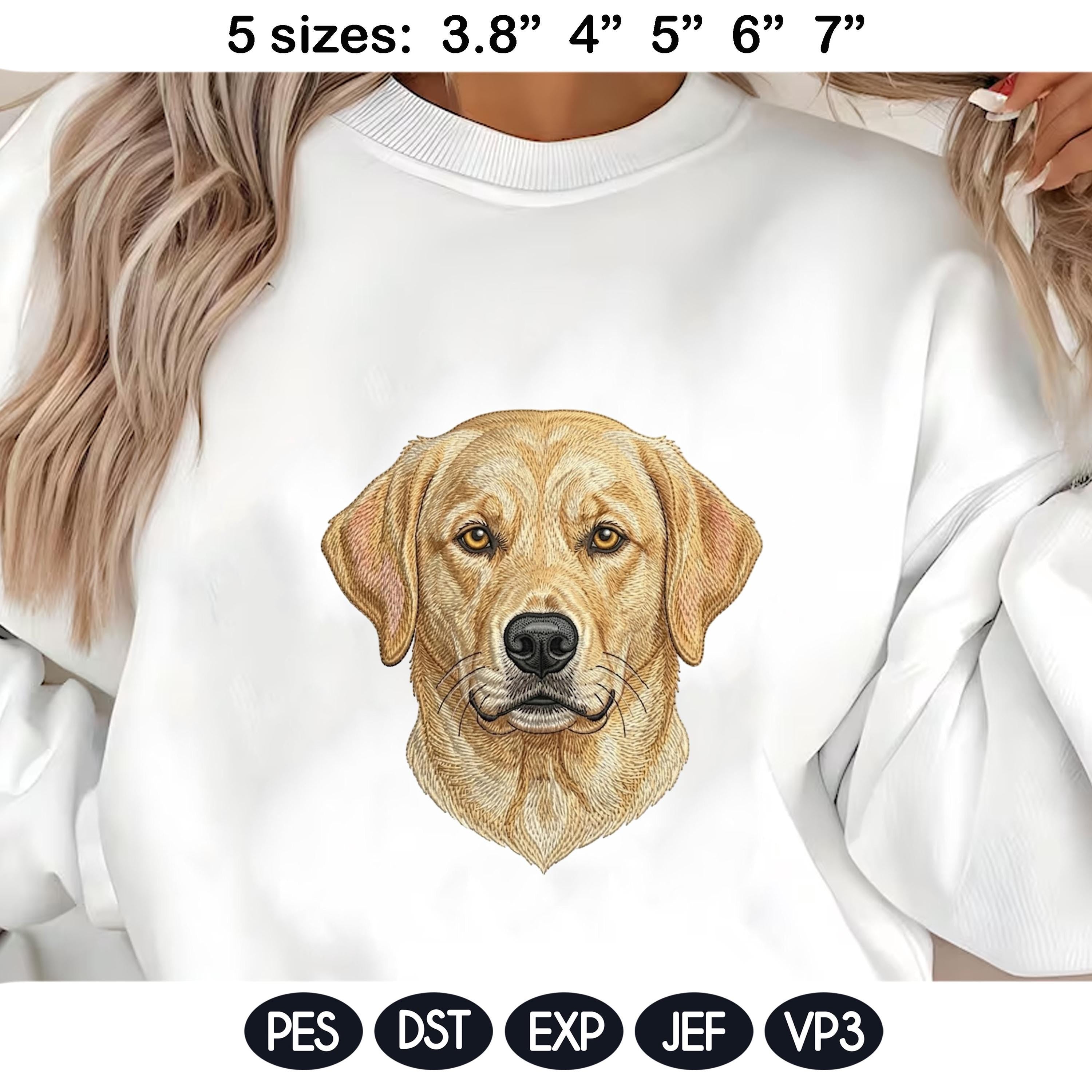 Dog Portrait Embroidery Bundle, Puppy Face Machine Embroidery Design, Pet Lover Embroidery Files, 5 sizes, Digital Instant Download - image 9