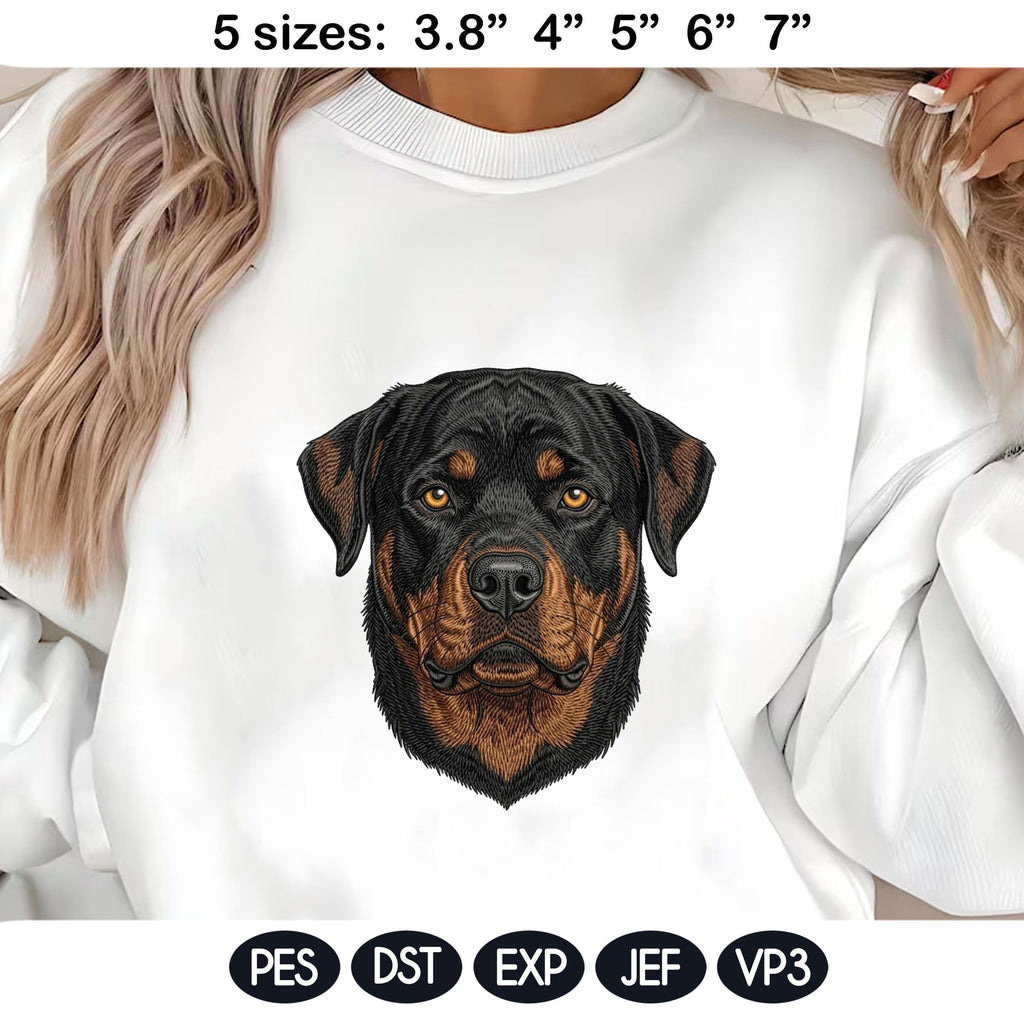 Hunting Realistic Dog Embroidery Bundle, Puppy Portrait Machine Embroidery, Pet Lover Embroidery Files, 5 sizes, Digital Instant Download - image 5