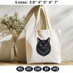Cat Face Embroidery Bundle, Realistic Cat Portrait Machine Embroidery Designs, Persian Maine Coon Siamese, Pet Lover Gift, Instant Download - image 10