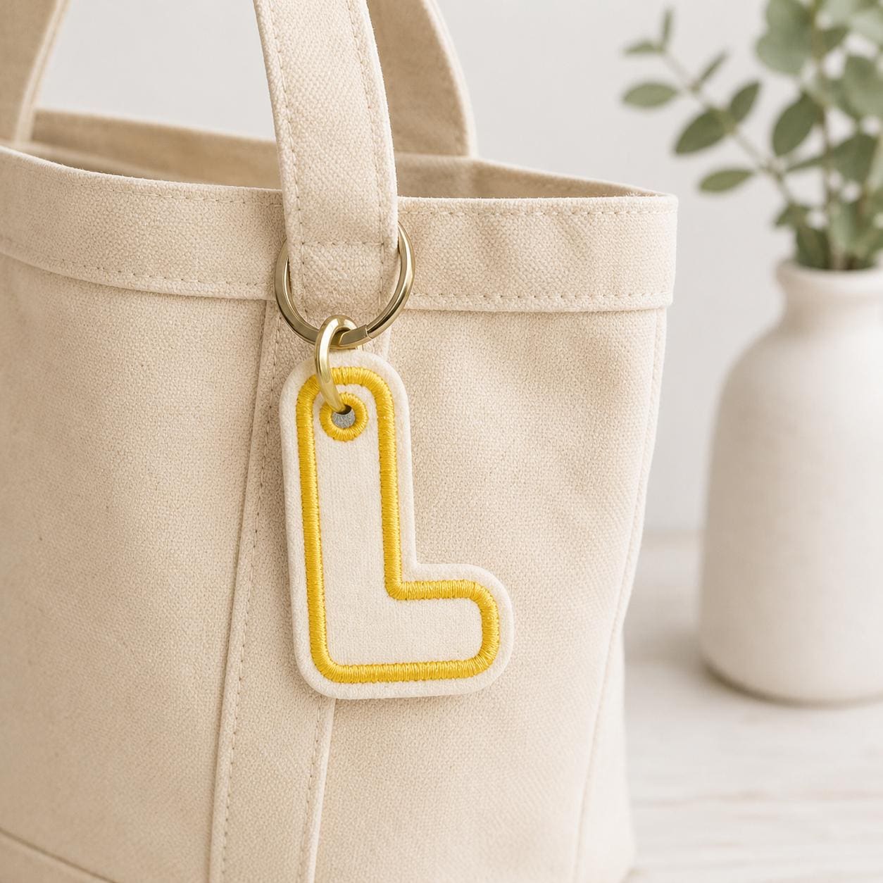 ITH Varsity Alphabet Bag Tag Embroidery Font, Keychain Monogram A-Z, In The Hoop Backpack Tag, School Team Bag Charm, Digital Download - image 3
