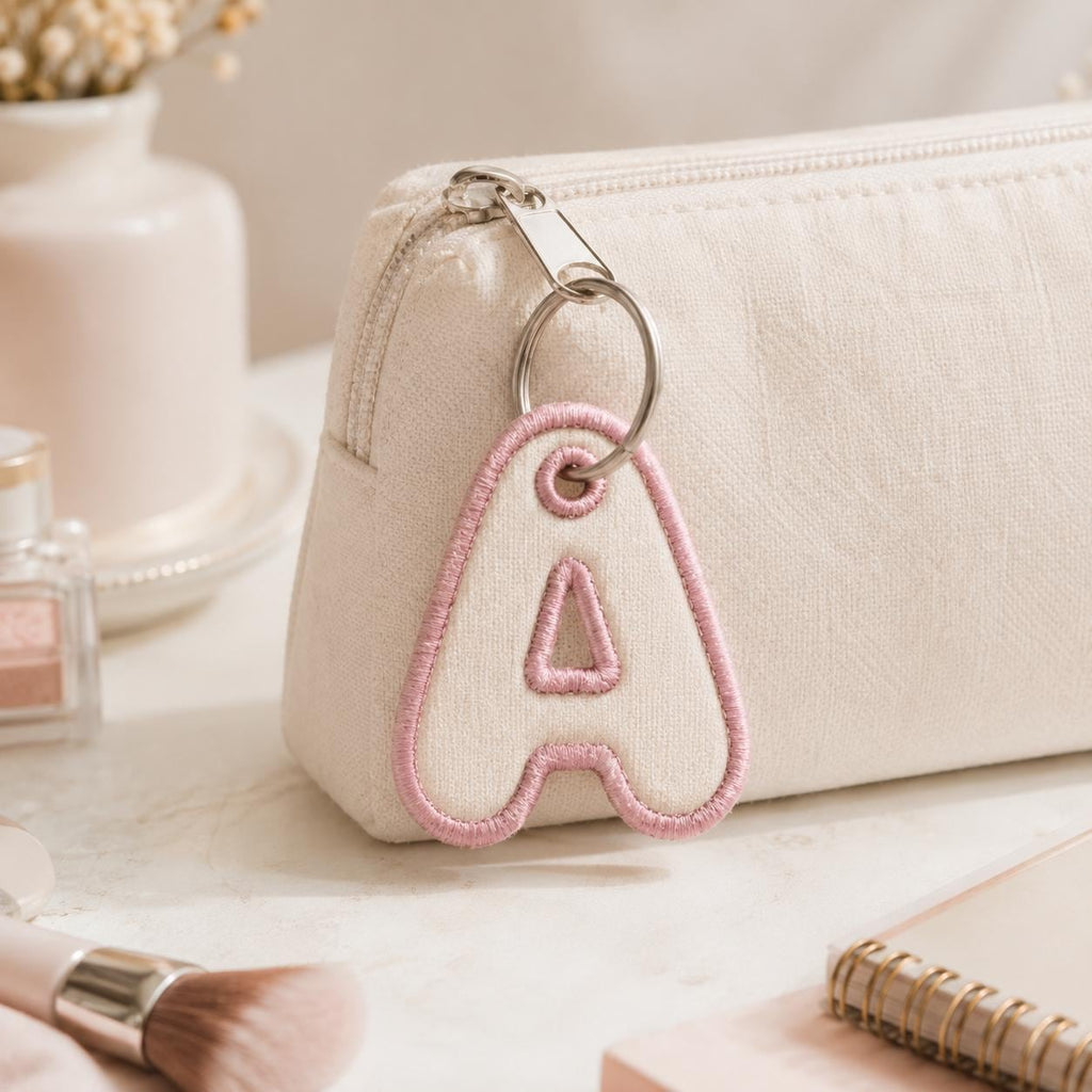 ITH Alphabet Bag Tag Embroidery Font, Bubble Keychain Monogram A-Z, In The Hoop Backpack Charm, Girls School Bag Tag, Digital Download - image 7