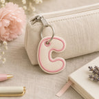 ITH Alphabet Bag Tag Embroidery Font, Bubble Keychain Monogram A-Z, In The Hoop Backpack Charm, Girls School Bag Tag, Digital Download - image 4