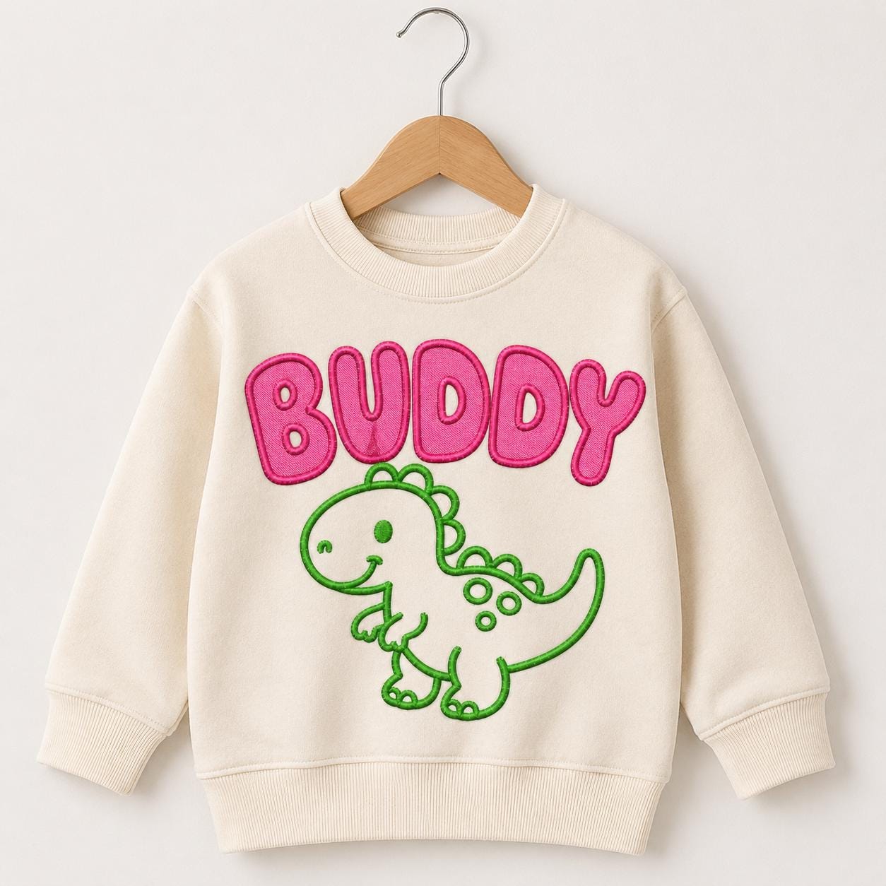 Cute Animal Word Embroidery Bundle, 5 Baby Animal Machine Embroidery Designs, Dino Bunny Gator Sheep Nursery File, 5 sizes, Digital Download - image 6