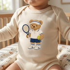 Tennis Teddy Bear Embroidery Design, Sport Bear Machine Embroidery File, Cute Tennis Stitch, 5 sizes, Digital Download - image 5
