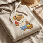 Watermelon Teddy Bear Embroidery Design, Summer Fruit Bear Machine Embroidery File, Cute Stitch Pattern, 5 sizes, Digital Download - image 3