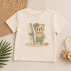 Summer Teddy Bear Embroidery Bundle, Beach Surf Car Sandcastle Machine Embroidery File, Vacation Bear Pattern, 5 sizes, Digital Download - image 3