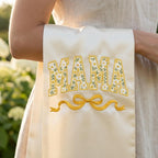Daisy Mama Embroidery Design, Yellow Floral Mom Bow Machine Embroidery File, Spring Mom Pattern, 5 sizes, Digital Download - image 7