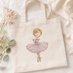 Cute Ballerina Girl Embroidery Design, Pink Tutu Ballet Dancer With Flowers Machine Pattern, 5 sizes, Digital Download - image 6