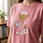 Nurse Teddy Bear Embroidery Design, Medical Bear Machine File, Healthcare Job Embroidery Pattern, 5 sizes, Digital Download - image 3