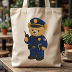 Police Teddy Bear Embroidery Design, Officer Bear Machine File, First Responder Career Pattern, 5 sizes, Digital Download - image 7
