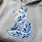 Chinoiserie Woodland Fox Embroidery Design, Forest Animal Embroidery File, Nature-Inspired Decorative Stitch Art, 5 sizes, Digital Download - image 4