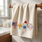 Patriotic 4th Of July Mini Icons Embroidery, USA Independence Day Machine Embroidery File, Mini Flag Embroidery, 5 sizes, Digital Download - image 3